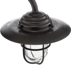 Außenwandlampe Chalet Gitter Messing brüniert klar