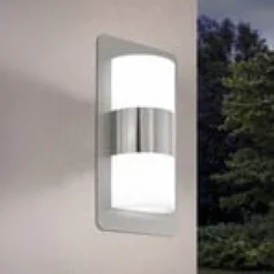 Außenwandlampe Cistierna aus Edelstahl