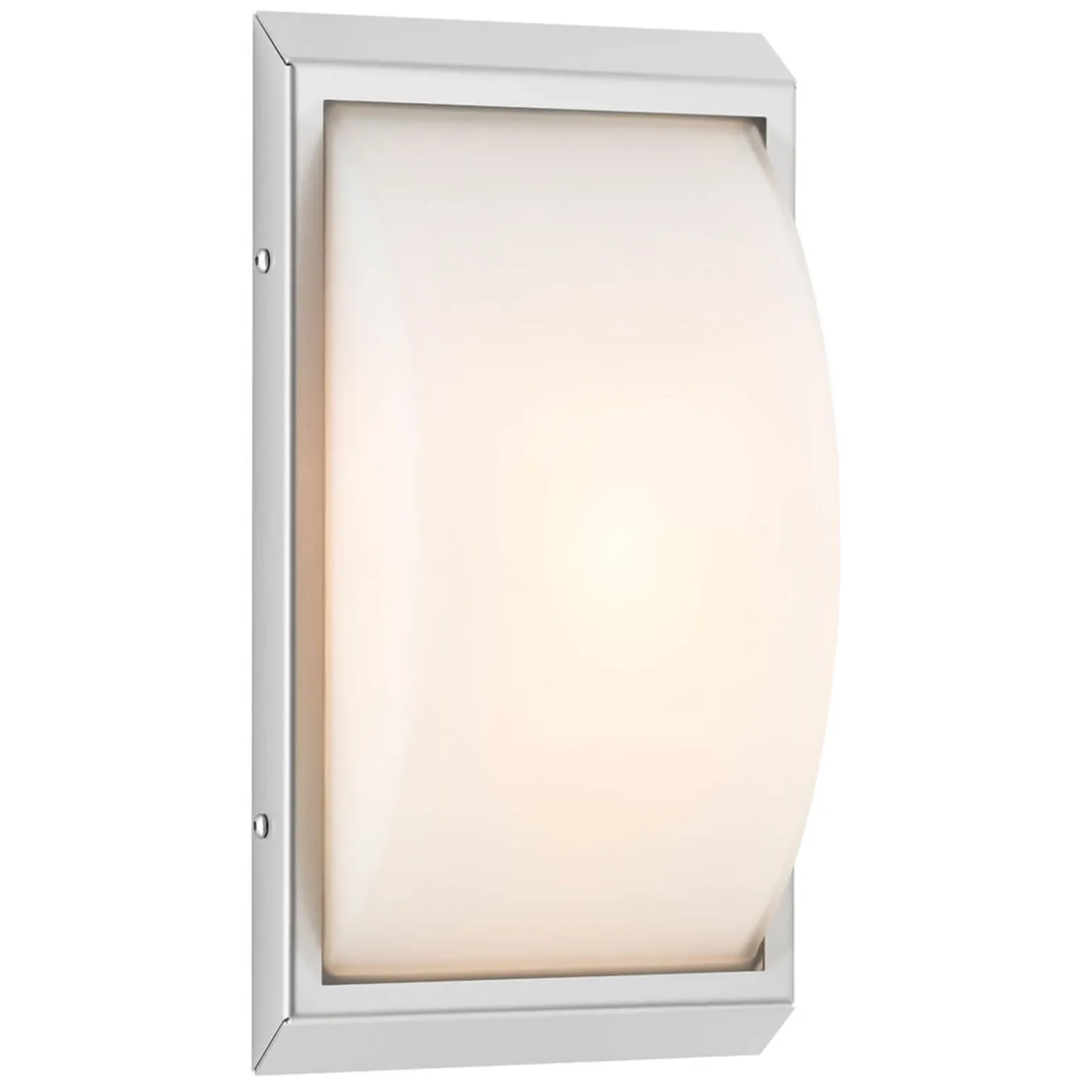 Außenwandlampe 052, Edelstahl, Glas, Bewegungsmelder