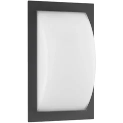 Außenwandlampe Ivett, anthrazit, E27, Bewegungsmelder
