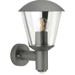 Außenwandlampe Jorrit, Bewegungsmelder, anthrazit