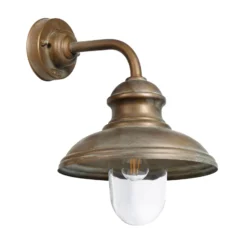 Außenwandlampe Little Mill 3350 messing antik/klar