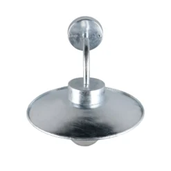 Außenwandlampe Tana, zinkfarben, Ausladung 41 cm Metall IP44