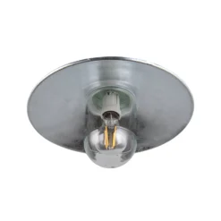 Außenwandlampe Tana, zinkfarben, Ausladung 41 cm Metall IP44