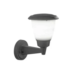 Außenwandlampe Thiago, dunkelgrau, Metall, 20 cm, E27, IP54