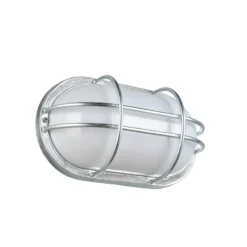 Außenwandlampe Tumen, zinkfarben, Breite 26 cm, Metall, IP44