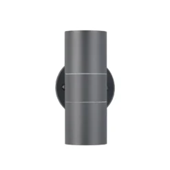 Außenwandlampe Turia, anthrazit, Höhe 16 cm, Metall