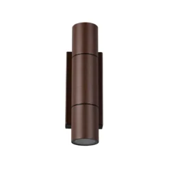 Außenwandlampe Yamuna, rostfarben, Höhe 23 cm, Metall, IP65