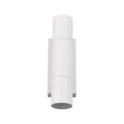 Außenwandlampe Yamuna, weiß matt, Höhe 23 cm, Metall, IP65