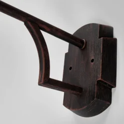 Außenwandleuchte Aruba, Ø 25 cm, rostbraun