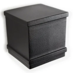 Außenwandleuchte Borgo aus Aluminium, schwarz