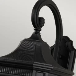Außenwandleuchte Cotswold Lane schwarz Höhe 76,2cm