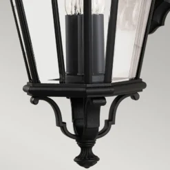 Außenwandleuchte Cotswold Lane schwarz Höhe 76,2cm