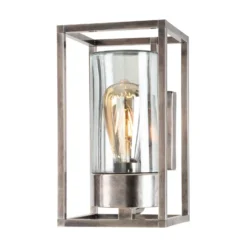 Außenwandleuchte Cubic³ 3364 nickel antik/klar