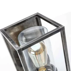 Außenwandleuchte Cubic³ 3365, nickel antik/klar
