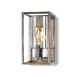 Außenwandleuchte Cubic³ 3365, nickel antik/klar