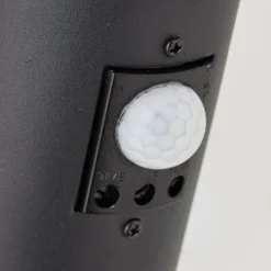Außenwandleuchte Dody Sensor, schwarz, Metall, Kunststoff