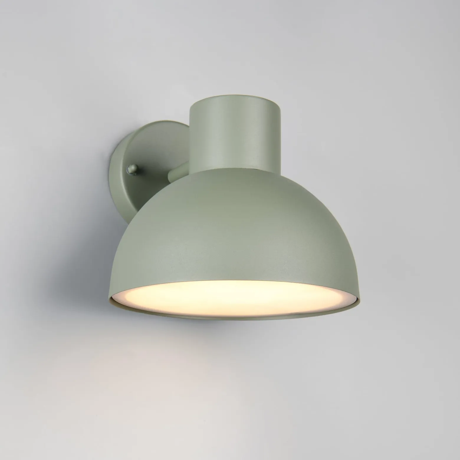 Außenwandleuchte Elbe, grün, Aluminium-Druckguss, E27