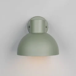 Außenwandleuchte Elbe, grün, Aluminium-Druckguss, E27