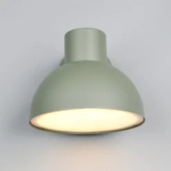 Außenwandleuchte Elbe, grün, Aluminium-Druckguss, E27