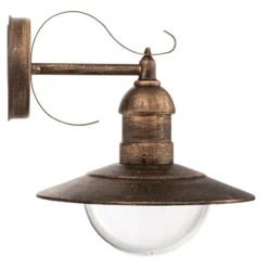 Außenwandleuchte Linda mit Vintage-Rost-Optik