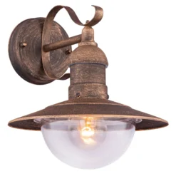 Außenwandleuchte Linda mit Vintage-Rost-Optik