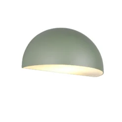 Außenwandleuchte MAAS, grün, Breite 27 cm, Metall, IP44