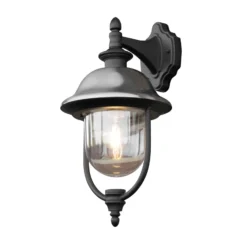 Außenwandleuchte Parma, Metall, Fassung unten, E27, IP43