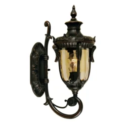 Außenwandleuchte Philadelphia, 43 cm, bronze, IP44