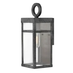 Außenwandleuchte Porter, schwarz, 33,6 cm hoch
