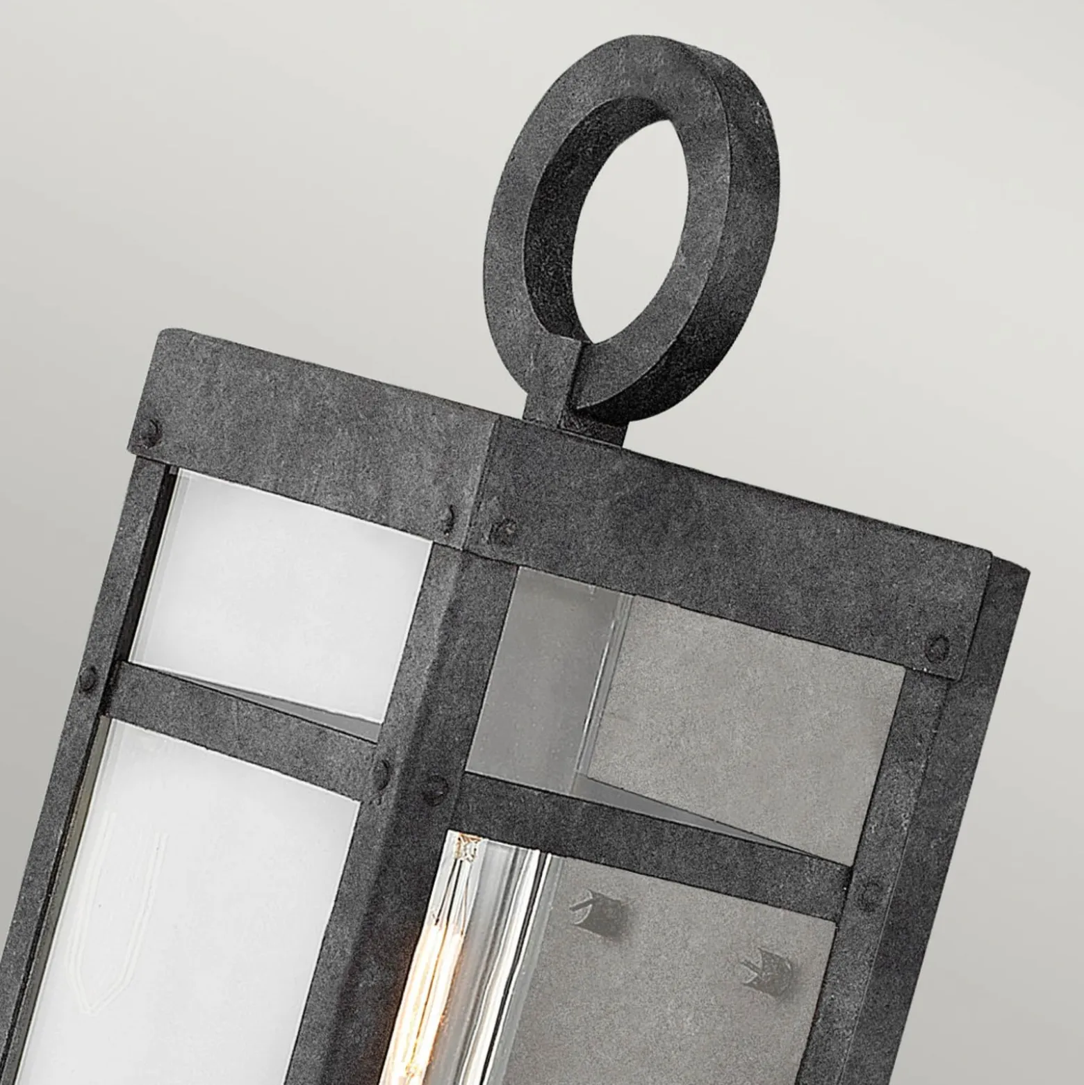 Außenwandleuchte Porter, schwarz, 33,6 cm hoch