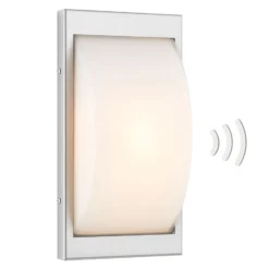 Außenwandleuchte 068SEN, Sensor, Edelstahl, 33 cm, E27