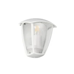 Außenwandleuchte VENTA, weiß, anliegend, Höhe 20 cm, IP44