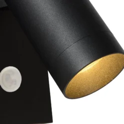 Außenwandstrahler Taylor Sensor, 1-flammig schwarz