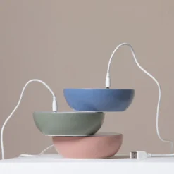 Axolight Float LED-Designer-Tischleuchte, blau