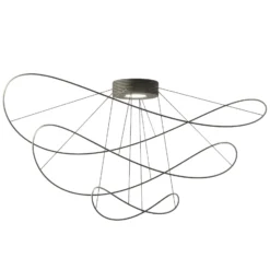 Axolight Hoops 3 LED-Deckenleuchte, schwarz