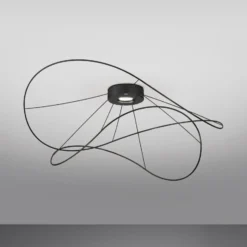 Axolight Hoops 2 LED-Deckenleuchte, schwarz