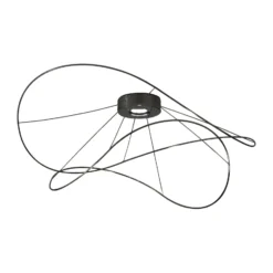 Axolight Hoops 2 LED-Deckenleuchte, schwarz