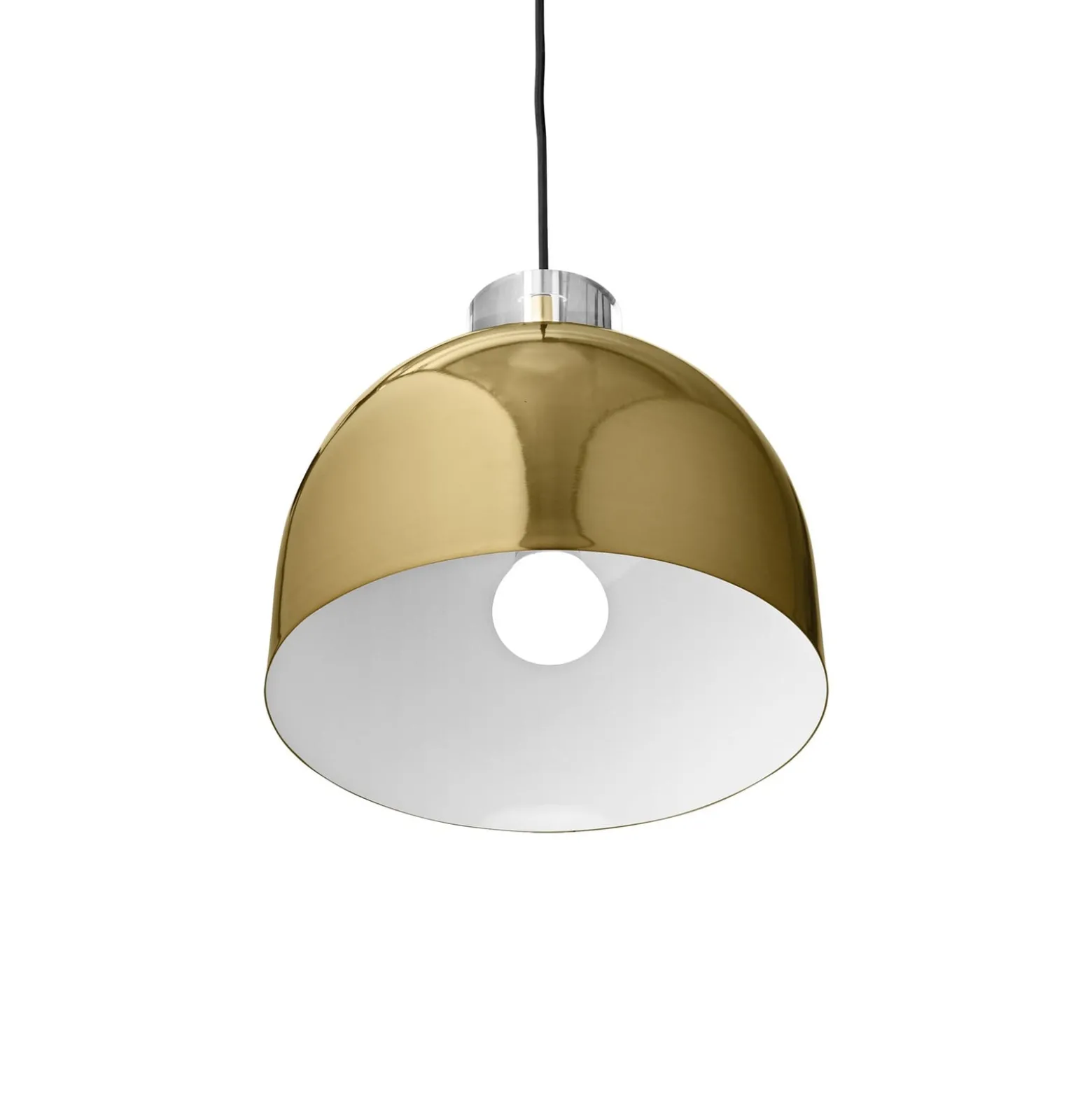 AYTM Hängeleuchte Luceo, rund, gold, Ø 28 cm