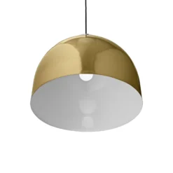 AYTM Hängeleuchte Luceo, rund, gold, Ø 45 cm