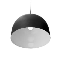 AYTM Hängeleuchte Luceo, rund, schwarz, Ø 45 cm