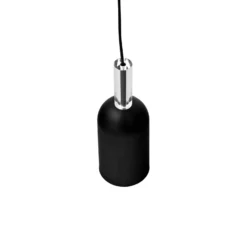 AYTM Hängeleuchte Luceo, Zylinder, schwarz, Ø 12 cm