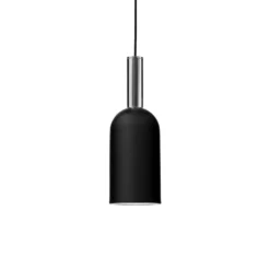 AYTM Hängeleuchte Luceo, Zylinder, schwarz, Ø 12 cm