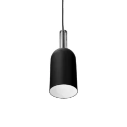 AYTM Hängeleuchte Luceo, Zylinder, schwarz, Ø 12 cm
