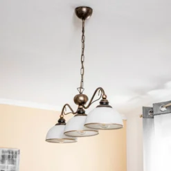 Balkenpendelleuchte Casale, dreiflammig Länge 74cm