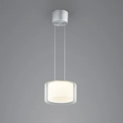 BANKAMP Grand Clear LED-Hängeleuchte, 1fl, Ø 32 cm