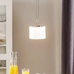 BANKAMP Grazia Hängelampe ZigBee 1fl 16cm nickel