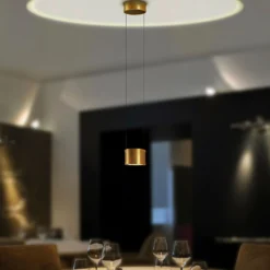 BANKAMP Impulse LED-Hängeleuchte 1-flammig gold