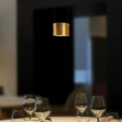 BANKAMP Impulse LED-Hängeleuchte 1-flammig gold