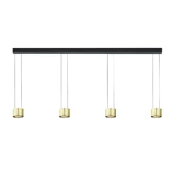 BANKAMP Luce elevata Impulse Flex LED-Pendel 4fl.